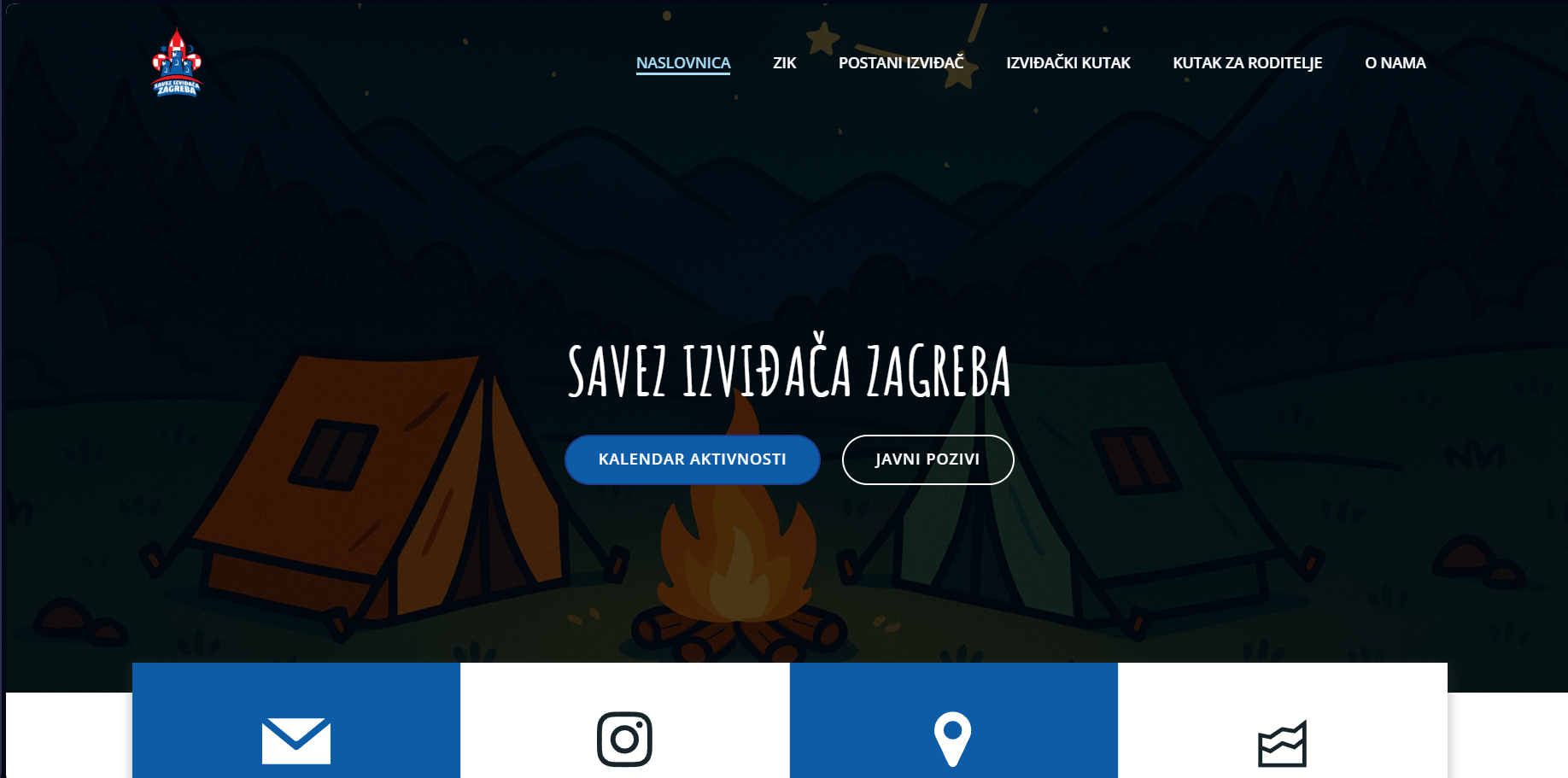 Zagreb scout associaton - wordpress build